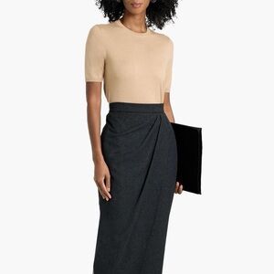 Max Mara Warren Top, Short-Sleeve Sweater, Silk/Cashmere, Estimated Size XS/S